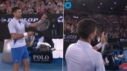 Novak Djokovic Applauds Dino Prizmic&rsquo;s Gritty Performance After Beating Him in Australian Open 2024 First Round (Watch Video)