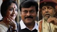 Padma Awards 2024 Winners: Chiranjeevi, Vyjayanthimala Honoured With Padma Vibhushan; Mithun Chakraborty Conferred With Padma Bhushan &ndash; See Full List!