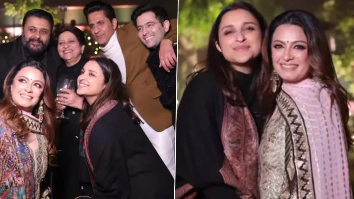 Agency News Check Out Pics From Parineeti Chopra And Raghav Chadha S First Lohri Celebrations