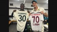 &lsquo;Already a Superstar&rsquo; Australia Captain Pat Cummins Exchanges Jerseys With West Indies Youngster Shamar Joseph After AUS vs WI 2nd Test 2024, Shares Post on Instagram