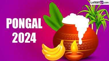 Pongal 2024 Images & HD Wallpapers for Free Download Online: Share Happy Pongal With WhatsApp Messages, Greetings and SMS To Celebrate Beautiful Festival