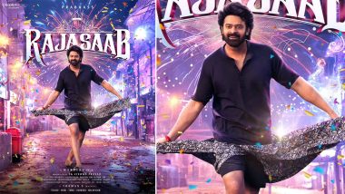 The Raja Saab First Look Out! Prabhas Treats Fans With His Quirky Avatar From Director Maruthi’s Upcoming Film on Sankranthi (View Pic)