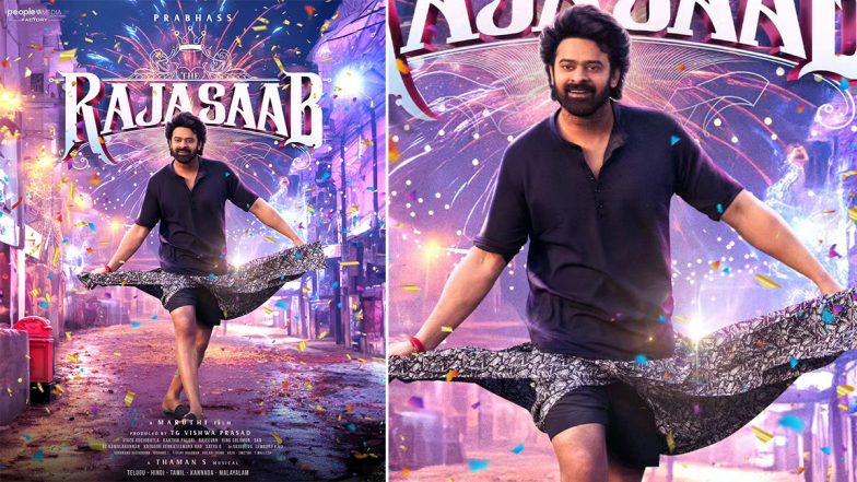 The Raja Saab First Look Out! Prabhas Treats Fans With His Quirky ...