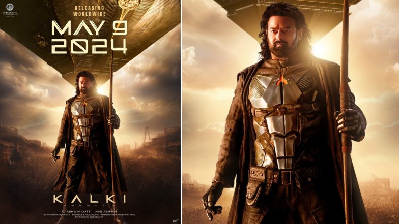 Kalki 2898 AD: Prabhas, Deepika Padukone, Kamal Haasan and Amitabh Bachchan-Starrer To Arrive in Theatres on May 9! Check Out the New Poster From Nag Ashwin’s Film