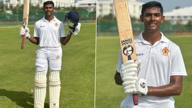Prakhar Chaturvedi Becomes First Player to Score 400 in Cooch Behar Trophy Final, Scores 404 Not Out in Karnataka vs Mumbai