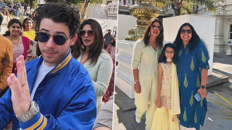 Priyanka Chopra and Nick Jonas’ Pics From Malibu Temple Visit Surface Online!