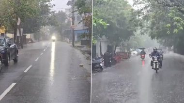 Puducherry Rains: Heavy Rainfall Lashes Parts of Pondicherry As Holiday Declared for Schools (Watch Video)