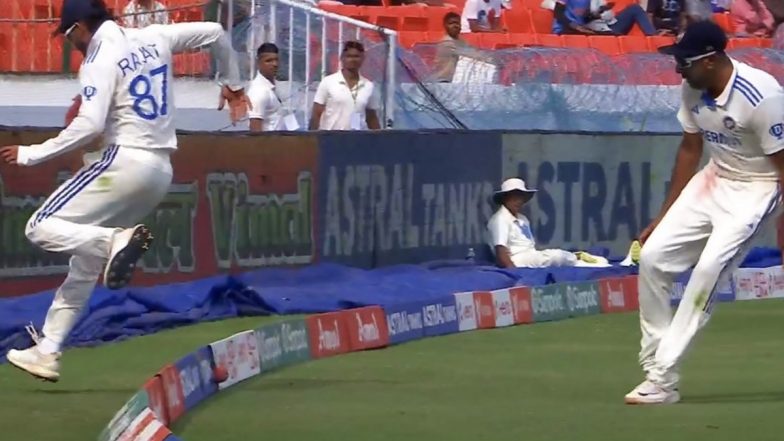 Comedy of Errors By Ravi Ashwin and Rajat Patidar Costs India Boundary During IND vs ENG 1st Test 2024 Day 3