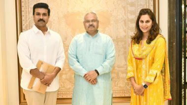 Ram Temple Inauguration: Ram Charan and His Wife Upasana Konidela Receive Invitation for Consecration Ceremony in Ayodhya (View Pics)