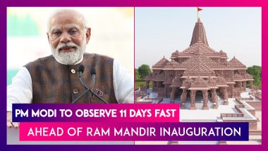 Ram Mandir Consecration: PM Narendra Modi To Observe Fast For 11 Days Ahead Of Pran Pratishtha Ceremony