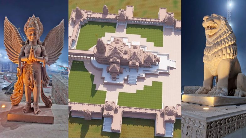 Ram Mandir Photos: Explainers on Temple's Architecture, Design and Artistry as a Fusion of Architecture and Heritage in Ayodhya (Watch Video)