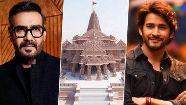 Ram Temple Consecration: Ajay Devgn, Mahesh Babu, Vishal and Other Stars Hail The Historic Pran Pratishtha Ceremony in Ayodhya!