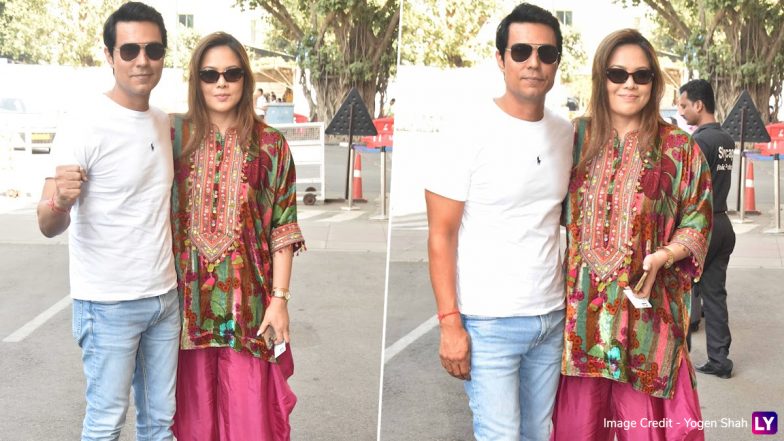 Ram Mandir Pran Pratishtha: Randeep Hooda and Lin Laishram Arrive in Ayodhya For Ram Temple Consecration Ceremony (View Pics)