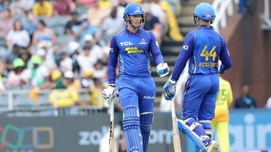 Highest Total in SA20 History: MI Cape Town Register Second-Highest Team Total, Post 243/5 vs Joburg Super Kings