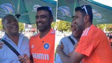 South Africa Great Makhaya Ntini Sings ‘Kabhi Kabhi Mere Dil Mein’ for CSK Fans During Interaction With Ravichandran Ashwin, Video Goes Viral
