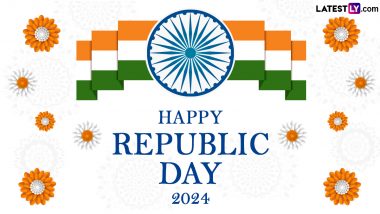 Republic Day 2024 Wishes and Greetings: WhatsApp Messages, Gantantra Diwas Images, HD Wallpapers, GIFs and SMS To Celebrate January 26 in India
