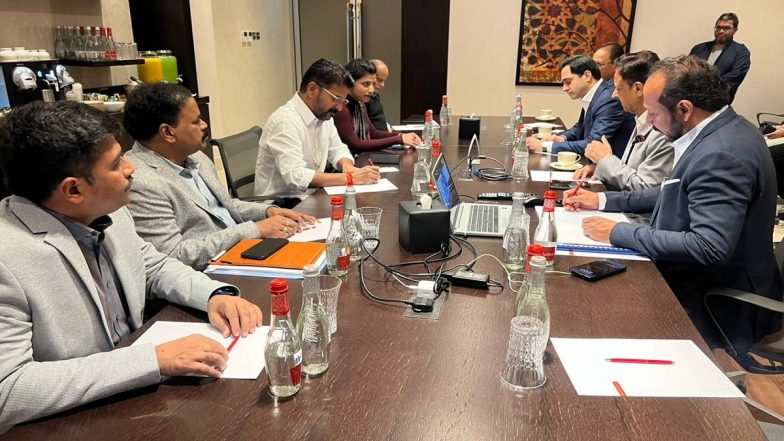 Telangana CM Revanth Reddy Meets Top Global City Planners in Dubai on Musi Riverfront Development in Hyderabad