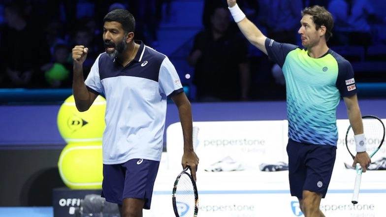 Australian Open 2024: Rohan Bopanna-Matthew Ebden Pair Marches Into Men&rsquo;s Doubles Quarterfinal With Win Against Wesley Koolhof and Nikola Mektic