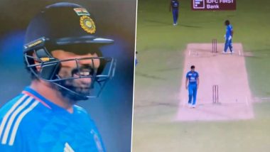 'Ek To Idhar Do Zero Ho Chuke Hain' Rohit Sharma's Hilarious Conversation With Umpire Virender Sharma Caught On Stump Mic During IND vs AFG 3rd T20I 2024, Video Goes Viral