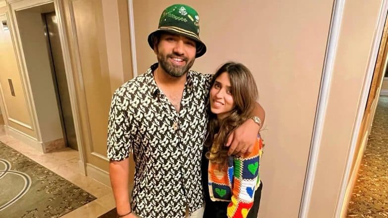 ‘2024 Whatchu Got’ Team India Captain Rohit Sharma Posts Picture With Wife Ritika Sajdeh on New Year’s Day (See Instagram Post)