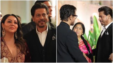 Ira Khan-Nupur Shikhare Wedding: Shah Rukh Khan and Gauri Khan Attend Aamir Khan's Daughter's Reception (View Pics)