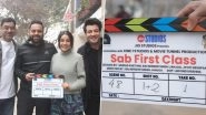 Sab First Class: Shehnaaz Gill and Varun Sharma Kick Start Shooting for Balwinder Singh Janjua's Movie (View Pics)