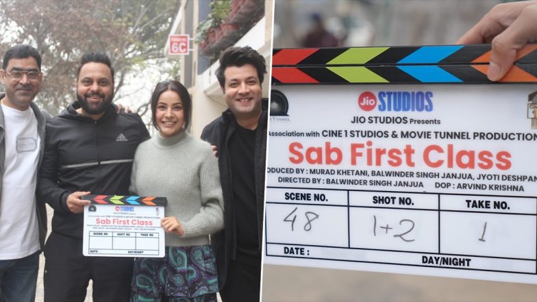 Sab First Class: Shehnaaz Gill and Varun Sharma Begin Shooting For Balwinder Singh Janjua's Directorial (View Pics)