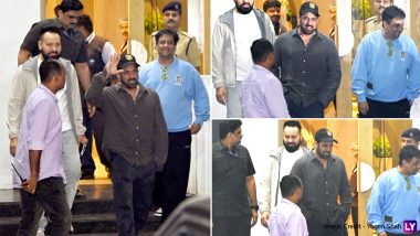 Salman Khan Looks Dapper in Grey Shirt and Trousers As He Gets Spotted at Kalina Airport (View Pics)