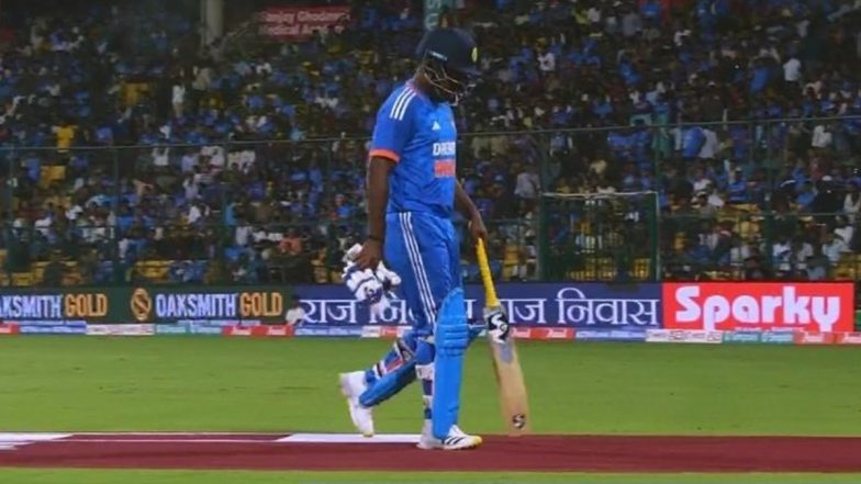 'Lost Presence of Mind' Upset Fans React After Sanju Samson Gets Dismissed For Golden Duck During IND vs AFG 3rd T20I 2024