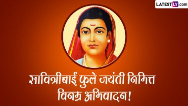 Savitribai Phule Jayanti 2024 Images & Mahila Shikshan Din HD Wallpapers for Free Download Online: Celebrate Birth Anniversary of Savitribai Phule With Quotes, Greetings and WhatsApp Messages