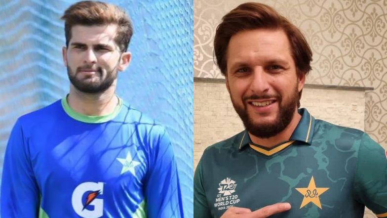 ‘Ban Gaya Galti Se’ Shahid Afridi Takes Light-Hearted Jibe at Son-in-Law Shaheen Afridi Becoming Pakistan’s T20I Captain, Video Goes Viral