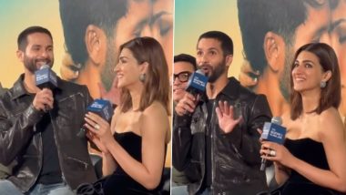 Teri Baaton Mein Aisa Uljha Jiya: Shahid Kapoor Reveals He Had To 'Cough, Sneeze, and Snore' On Kriti Sanon's Face During a Hilarious Scene in Movie (Watch Video)