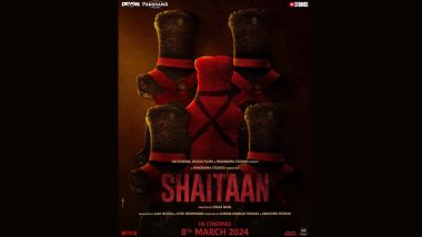 Shaitaan: Ajay Devgn Shares Poster of Supernatural Thriller Co-Starring R Madhavan, and Jyotika; Movie To Hit Theatres on March 8, 2024