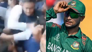 Shakib Al Hasan Spotted Slapping A Fan After Being Elected As MP, Video Goes Viral