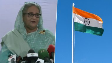 India Is Our Trusted Friend, Supported Us During Our Liberation War, Says Bangladesh PM Sheikh Hasina As Country Goes to Poll for 2024 General Elections (Watch Video)