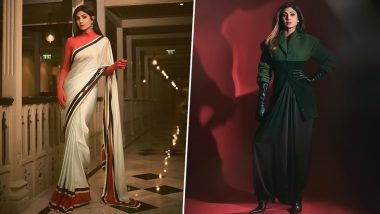 Shilpa Shetty Mesmerises in Two Separate Ethnic Looks With a Contemporary Twist for Indian Police Force Web Series Promotions (See Pics)