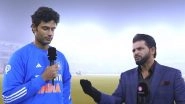 &lsquo;Mahi Bhai Sun Lo Aap&rsquo; Shivam Dube Reacts After Suresh Raina Praises His Bowling in IND v AFG 1st T20I 2024 With MS Dhoni Comment (Watch Video)