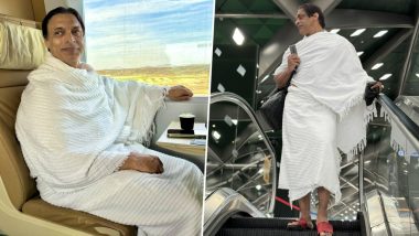 Shoaib Akhtar Begins ‘Holy Journey’ to Mecca, Former Pakistan Pacer Shares Pics As He Prepares To Perform Umrah