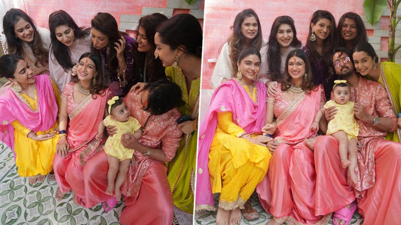 Shraddha Kapoor Looks Radiant in Lime Green Ethnic Suit in Shaza Morani's Baby Shower, Stree 2 Actor Dances Her Heart Out! (Watch Video and Pics)