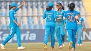 Two Wickets in Two Balls! Shreyanka Patil Dismisses Beth Mooney and Tahlia McGrath off Consecutive Deliveries During IND-W vs AUS-W 3rd ODI 2023&ndash;24 (Watch Video)