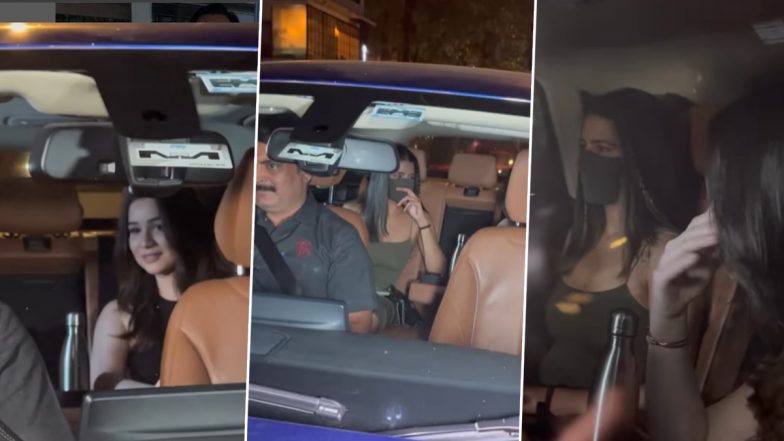 Sara Tendulkar Spotted Chatting With Shubman Gill’s Sister Shahneel in a Car Amid Dating Rumours, Video Goes Viral