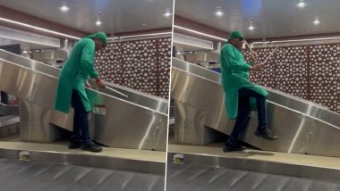 Video of Percussionist Sivamani’s Impromptu Performance Entertaining Crowd at Kochi Airport’s Conveyor Belt After Luggage Gets Delayed Goes Viral – WATCH