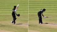 Indian-Origin New Zealand Cricketer Snehith Reddy Performs Shubman Gill&rsquo;s &lsquo;Bow&rsquo; Celebration After Scoring Century During ICC U19 Cricket World Cup 2024 Match (Watch Video)