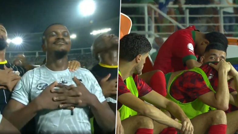 South Africa Football Team Does Cristiano Ronaldo’s ‘Sleep’ Celebration After Match Winning Goal Against Morocco in AFCON 2023, Video Goes Viral