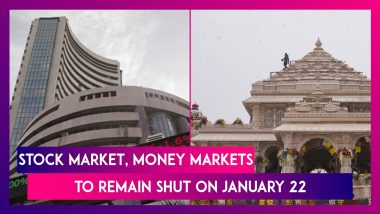 Ram Mandir Inauguration: Stock Market To Remain Shut On January 22, To Work Full Day On January 20; RBI Announces Shut Down Of Money Markets