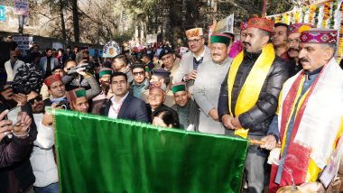 Himachal Pradesh CM Sukhvinder Singh Sukhu Inaugurates Winter Carnival in Manali (See Pics)