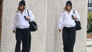 Pregnant Suki Waterhouse Sports Casual Look! Robert Pattinson&rsquo;s Girlfriend Covers Baby Bump in White Hoodie and Oversized Black Track Pants (View Pics)