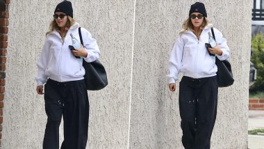 Pregnant Suki Waterhouse Sports Casual Look! Robert Pattinson’s Girlfriend Covers Baby Bump in White Hoodie and Oversized Black Track Pants (View Pics)