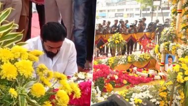 Suriya Sivakumar Breaks Down in Tears While Paying Homage to Late Actor-Politician Vijayakanth (Watch Viral Video)
