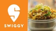 New Year 2024 Celebrations: Over 4.8 Lakh Biryanis Ordered on Swiggy During New Year&rsquo;s Eve